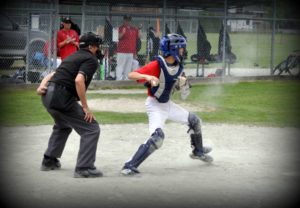 catcher throwing